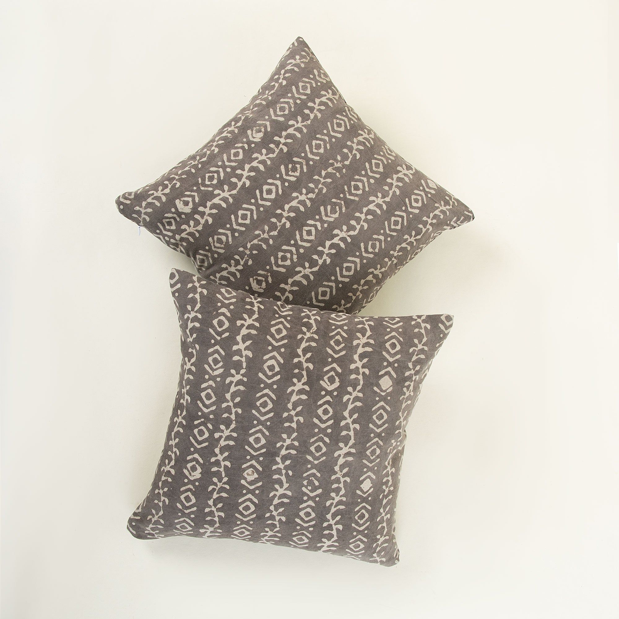 Hand Block Kashish Print Sofa Cotton Canvas Cushion Cover